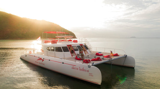 Ocean Yachting Sunset